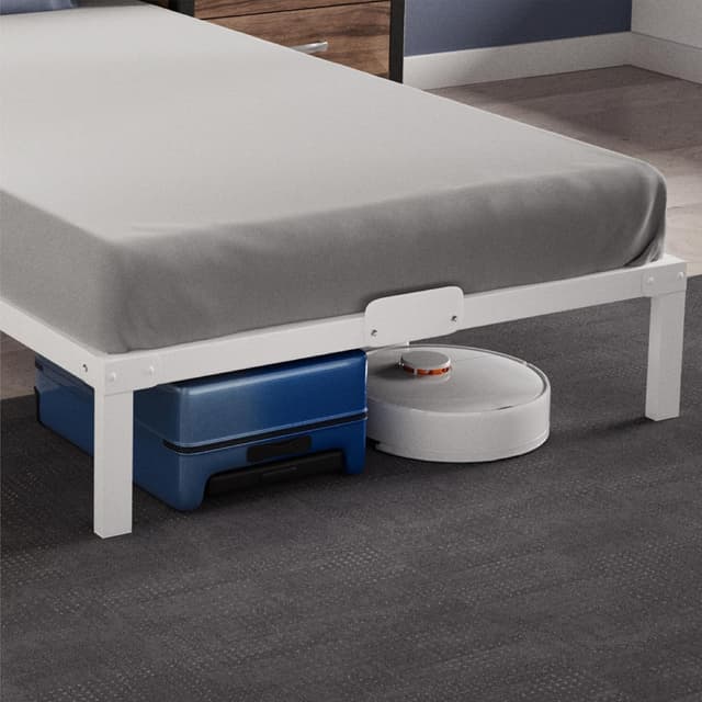 Detalle 2 de Dreamzie Cama de Metal 90x200 con Somier Blanco