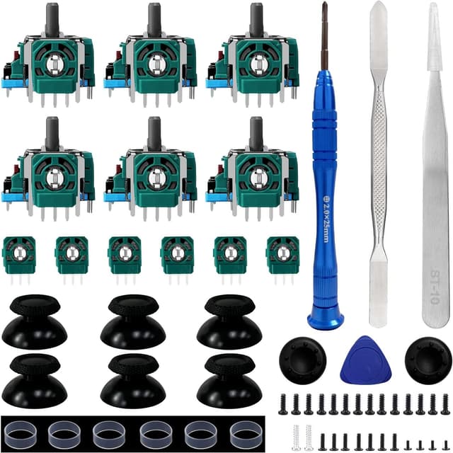 Detalle de HLRAO 6-pack PS5 joystick replacement kit