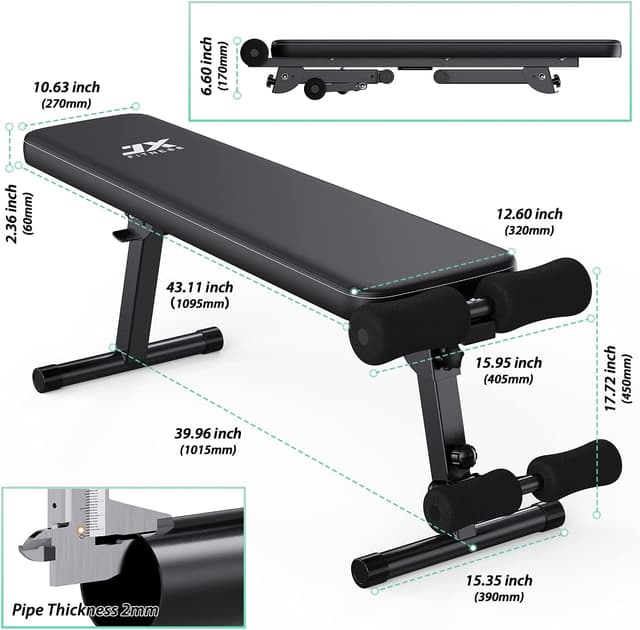 Thumbnail 6 de JX FITNESS Adjustable Weight Bench 3-position 🏋