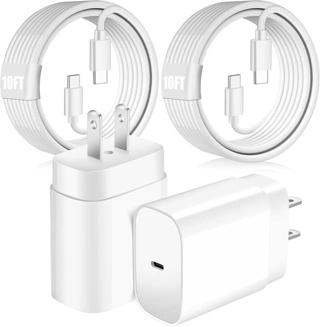 Detalle de Samsung Fast Charger 25W 10ft USB-C cable pack