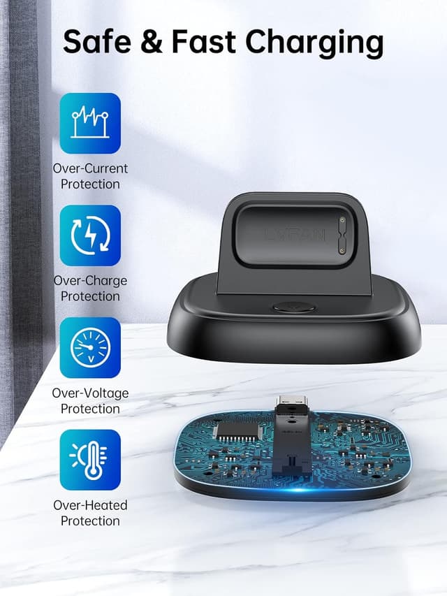 Thumbnail 4 de LVFAN Charger Stand for Fitbit Charge 6 Fast Charging Dock