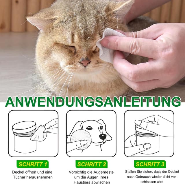 Thumbnail 6 de CJXHJY toallitas oculares para perros 150 piezas