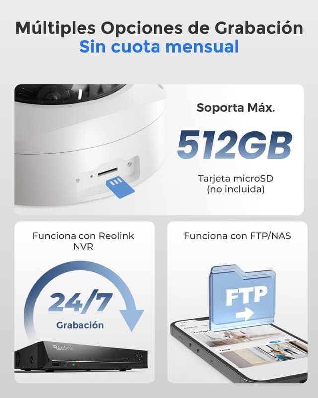 Thumbnail 6 de Reolink RLC-843A Cámara 4K PoE 5X Zoom