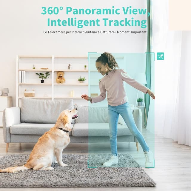 Detalle de Alaga 3K Telecamera WiFi interno 5MP