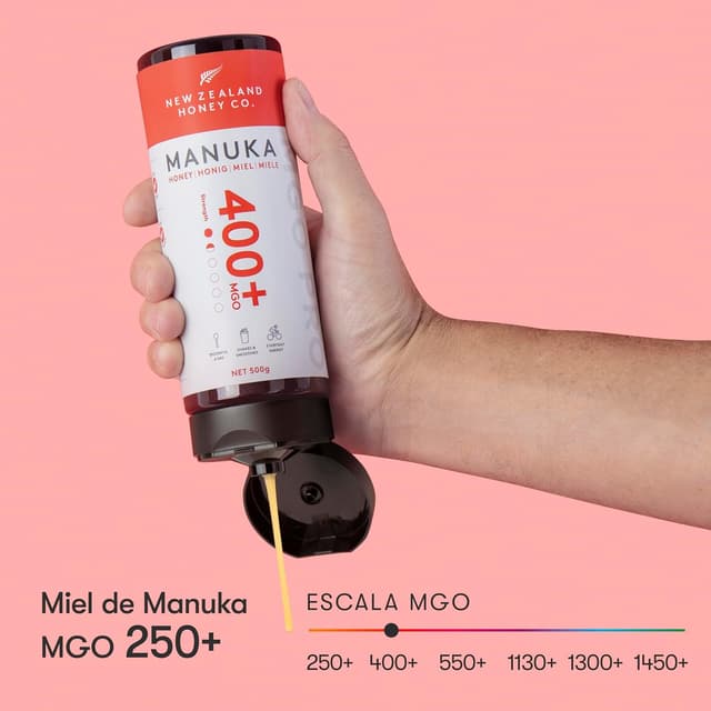 Thumbnail 4 de New Zealand Honey Co. Miel de Manuka MGO 400+ 🍯 500g