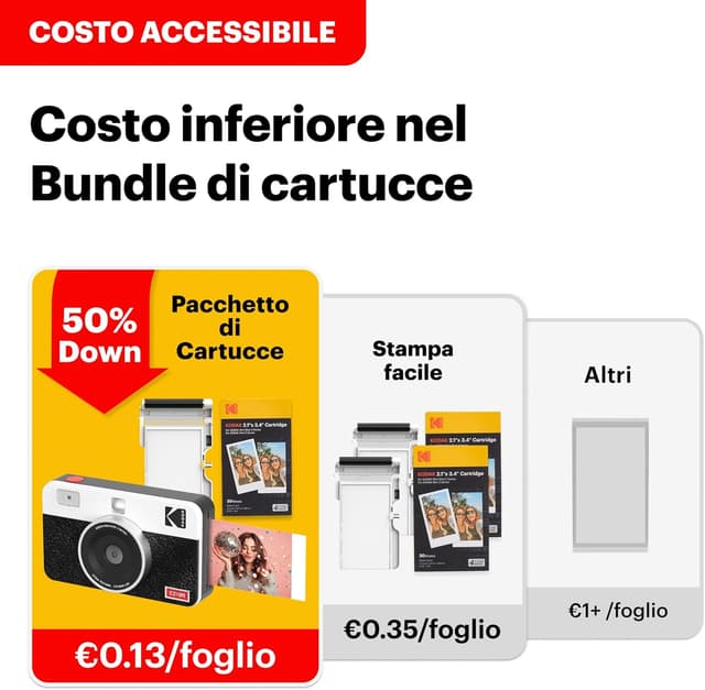 Detalle 2 de Kodak Mini Shot 2 Retro 4PASS, 2-in-1