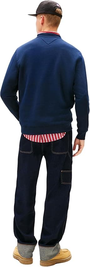 Detalle 2 de Tommy Jeans TJM Reg Linear Crew Sudadera XS