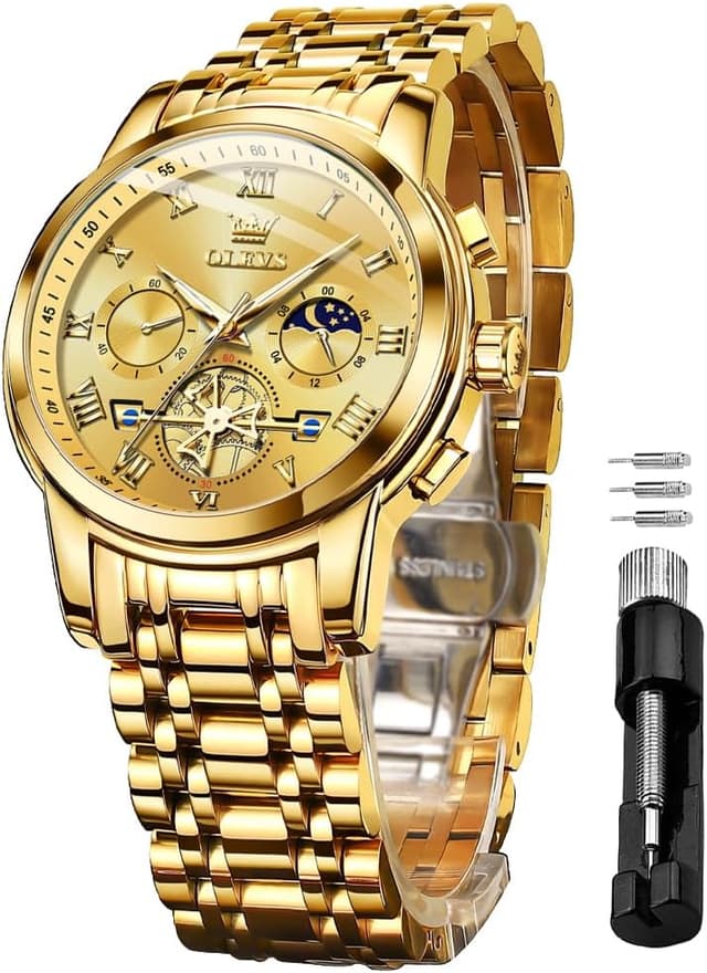 Thumbnail 6 de OLEVS Quarzuhr 42 mm Herren