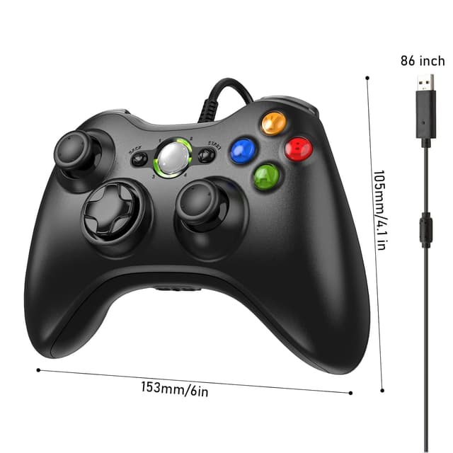 Thumbnail 6 de Diswoe Controller für PC Xbox 360