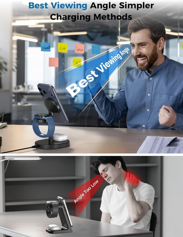 Thumbnail 5 de Hevanto 2026 15W Wireless Charging Station