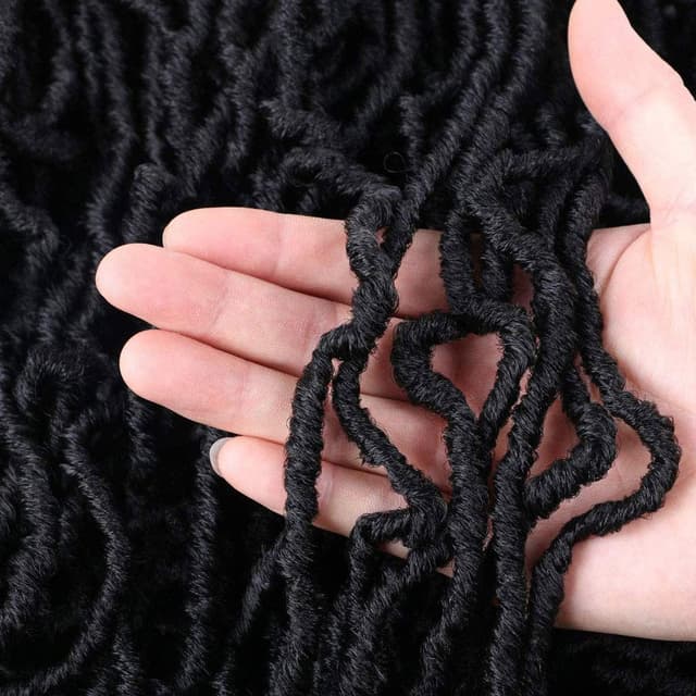 Detalle 2 de Layashow 6-Pack Soft Locs Crochet Hair (Pre-Looped) 36-Inch Faux Locs