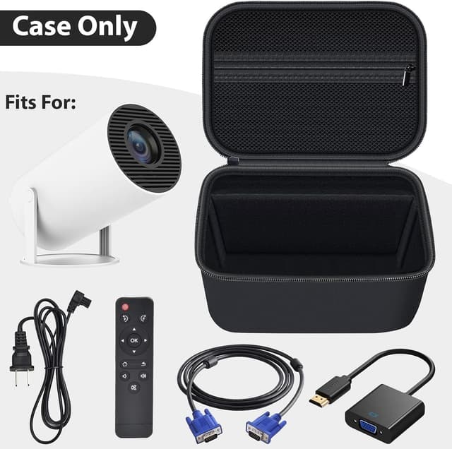 Detalle 2 de Einyoumily HY300PRO Mini Projector Case 4K