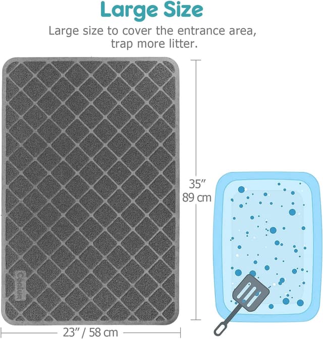 Thumbnail 2 de Conlun Cat Litter Mat 89x58 cm