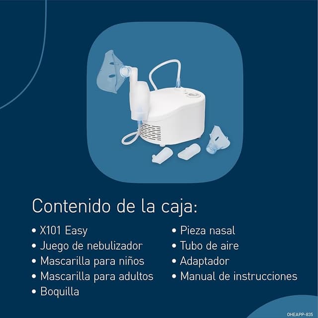 Thumbnail 5 de OMRON X101 Nebulizador para niños y adultos. Trata asma y bronquitis 🌬