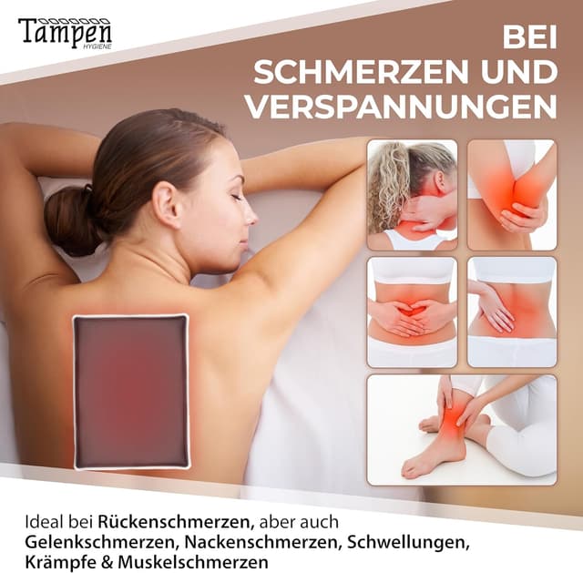 Detalle 2 de Tampen Moorkissen für Mikrowelle – großes Rückenkissen mit Wärme & Kälte für Rücken, Nacken und Bauch