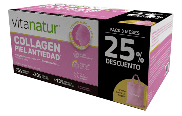 Imagen de Vitanatur Collagen Piel 90 Viales 🍃 para 3 meses en OfertitasTOP