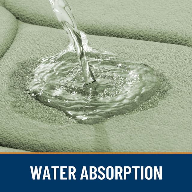 Detalle de Smiry Memory Foam Bath Mat 36"x24" in Sage Green — Ultra Soft Non-Slip, Quick-Dry & Machine Washable