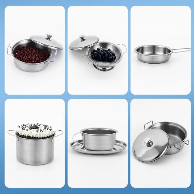 Thumbnail 3 de 17 Piezas Juguetes de Cocina para niños Accesorios