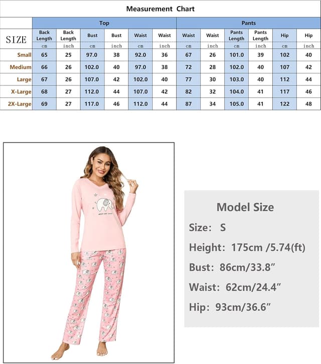 Detalle 2 de Litherday ensemble pyjama coton 2 pièces