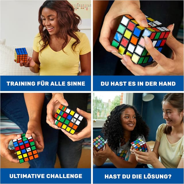 Detalle de Rubik’s 4x4 Master Zauberwürfel – 4x4 Cube für Logikprofis ab 8 Jahren, leichtgängiges Handling & leuchtende Farben
