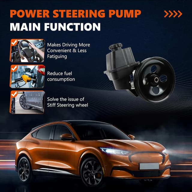 Detalle de Daysyore Power Steering Pump 20-65990 (OE Replacements 5029778, 15087916, 26089214) for Select 4.2L I6 Models