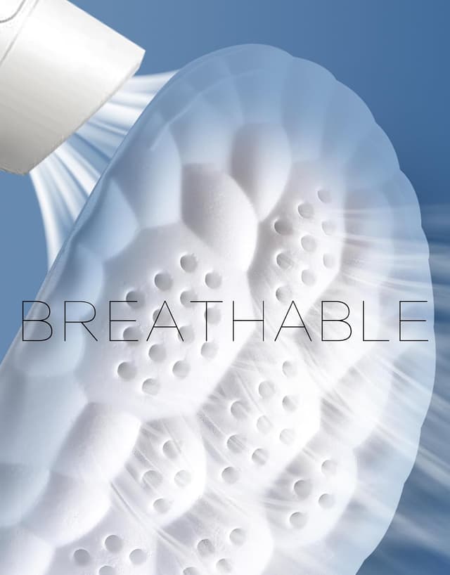 Detalle de 2 Pair Memory Foam Insoles with Arch Support (Black & Orange) – Trainers, Sports Shoes & Work Boots Replacement Inserts