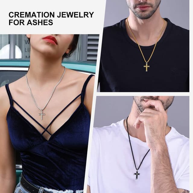 Detalle de Richsteel Collar urna cremación acero 18+2