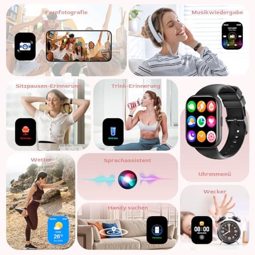 Thumbnail 6 de Miecgth Smartwatch Hombre/Mujer 1.75" TFT 💪 IP68 Bluetooth