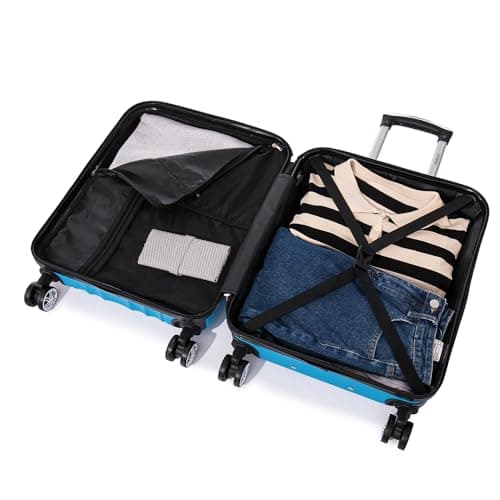 Thumbnail 6 de RAYKONG maleta de cabina ABS 55x40x20 cm (20 pulgadas) turquesa, 40 L