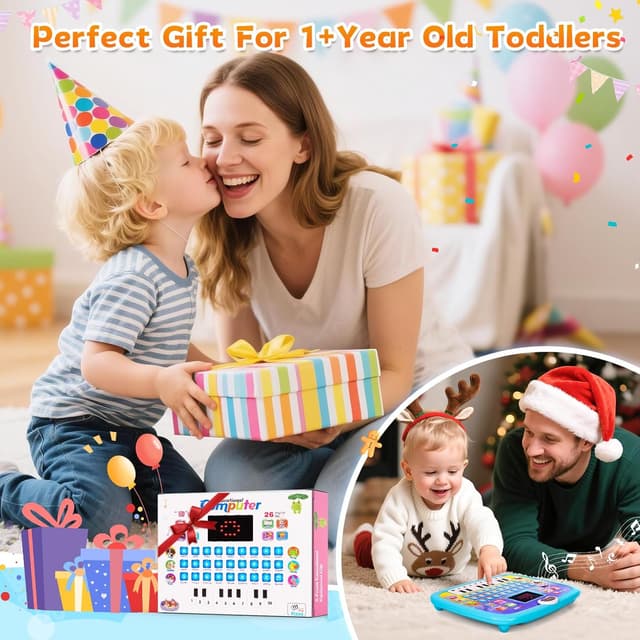 Thumbnail 6 de Molleyzi Kids Electric Learning Tablet Toy (for ages 1–4) – interactive word, music and learning modes