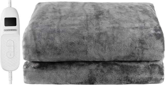 Detalle de Steinborg Elektrische Kuscheldecke 180x130 cm