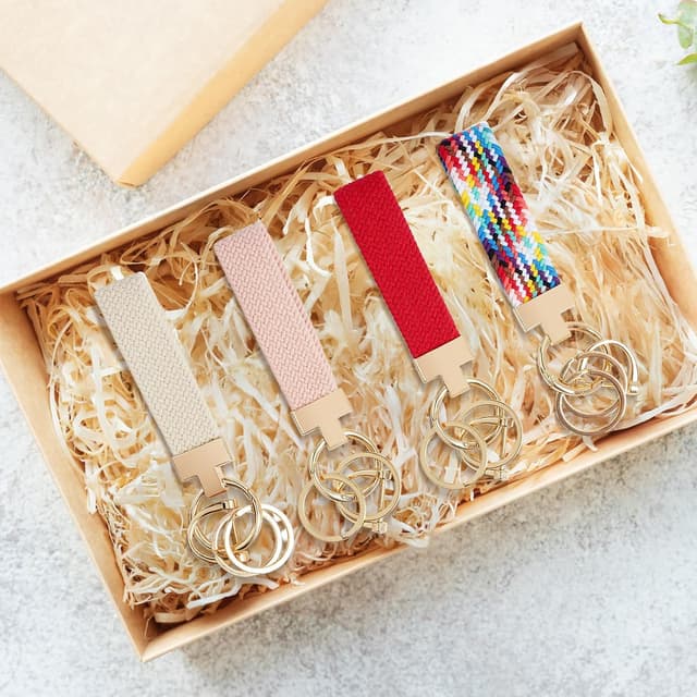 Detalle 2 de CHUQING Schlüsselanhänger Auto Makramee 13,3 cm