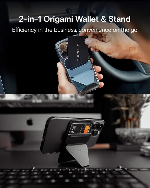 Detalle 2 de MOFT Soporte Magnético y Tarjetero para iPhone