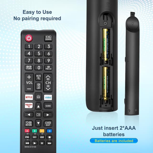 Detalle 1 de YOSUN Samsung TV remote BN59-01315B IR