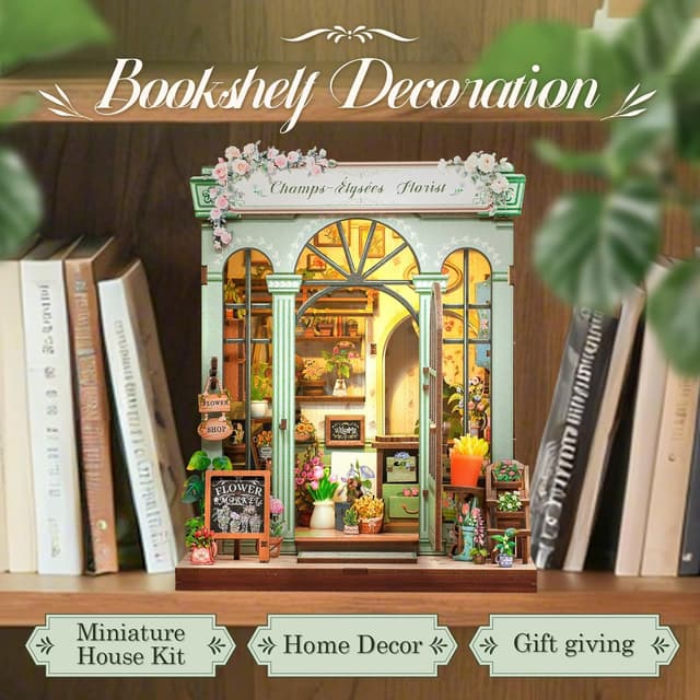 Thumbnail 3 de CUTEBEE Book Nook Kit 3D DIY