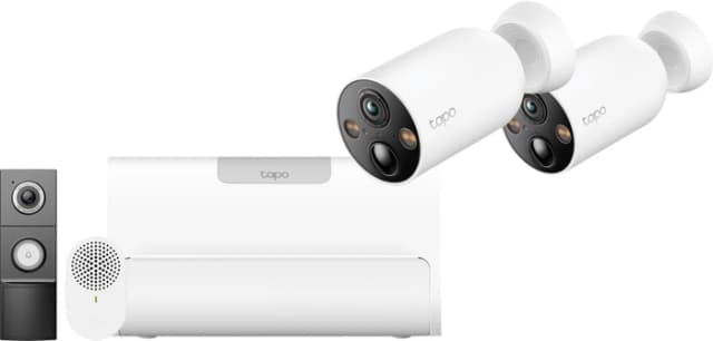 Thumbnail 33 de TP-Link Tapo C460 Doppelpack + H500 Smart HomeBase + D235 Smart Battery & Wired Doorbell Set