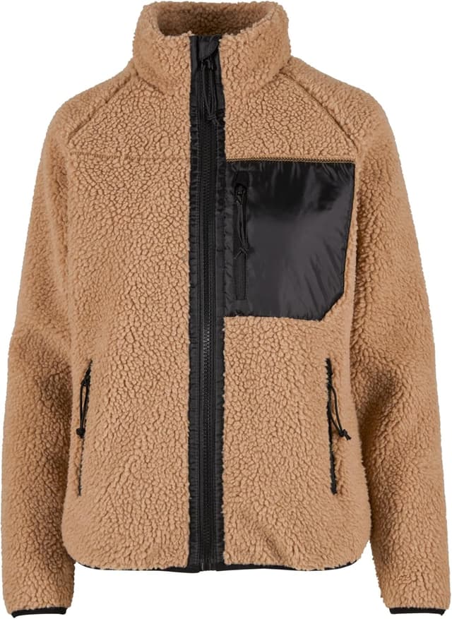 Detalle 2 de Brandit Women Teddyfleece Jacket – veste en teddyfleece femme camel, taille XXL