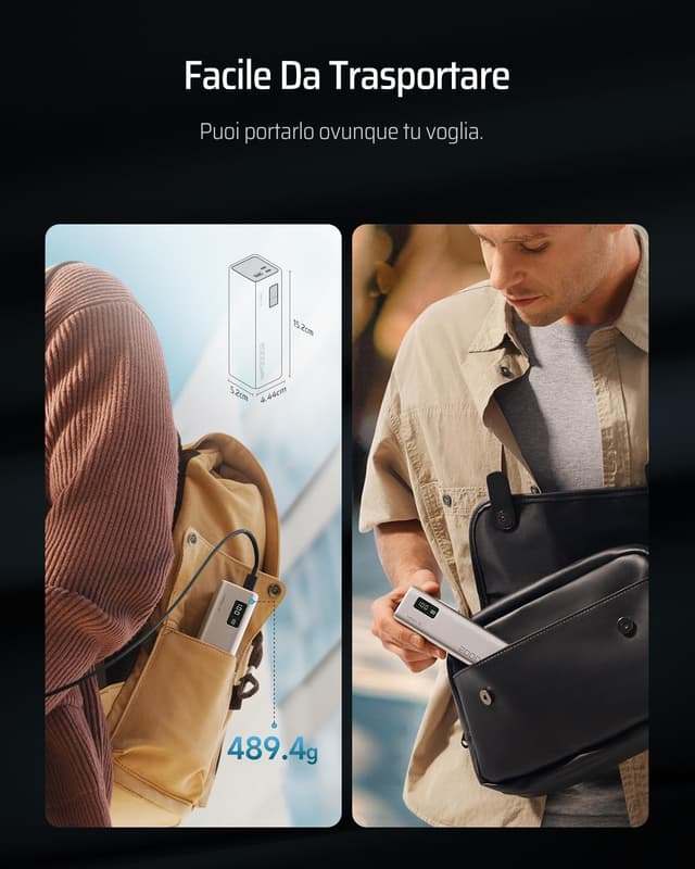 Thumbnail 4 de CUKTECH 65W Power Bank 20000mAh batteria portatile