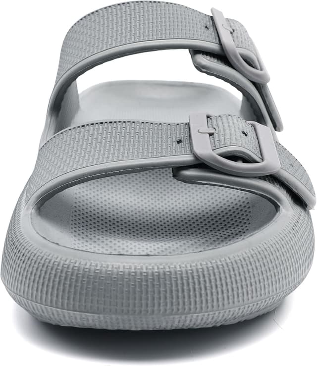 Detalle de Waysoland Cozyslides Original – Wolkenschuhe Badeschlappen mit verstellbaren Schnallen