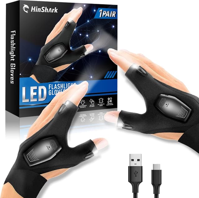 Imagen de Hinshark LED Gloves for Fishing 🎣 en OfertitasTOP