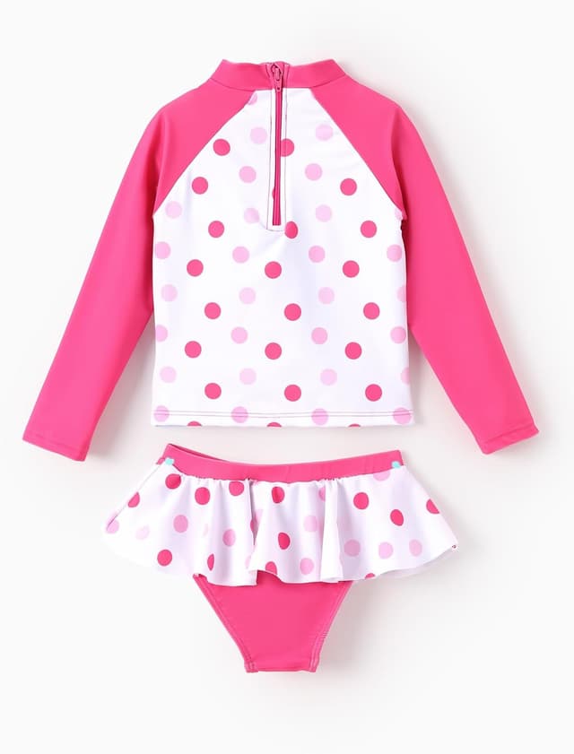 Detalle de PATPAT Peppa Pig – maillot de bain 2 pièces fille (tankini manches longues) imprimé sirène