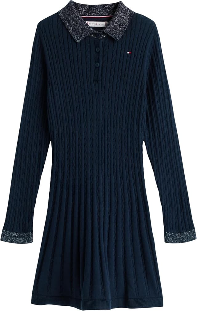 Detalle 1 de Tommy Hilfiger Mini Cable Sweater Dress