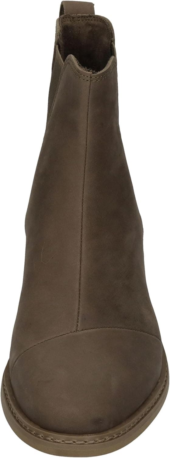 Thumbnail 3 de TOMS Charlie Leather Women’s Chestnut Heeled Chelsea Boots