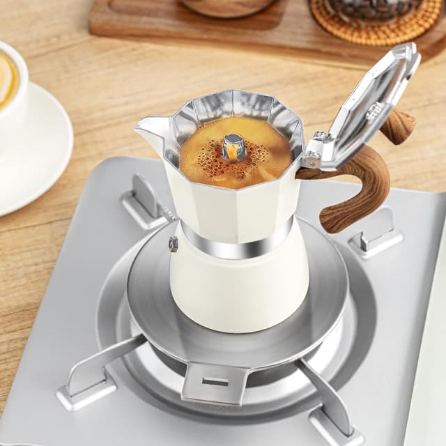 Detalle de shoxil Induktionsadapterplatte (13 cm) mit abnehmbarem Griff – für nicht magnetisches Kochgeschirr