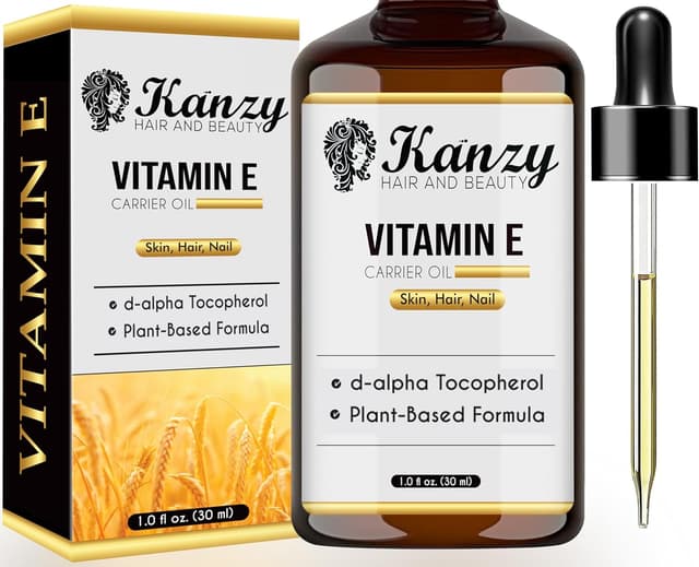 Detalle de Kanzy Olio di Vitamina E 30 ml per viso e capelli
