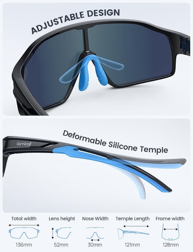 Detalle 2 de Lamicall Kids cycling sunglasses UV400