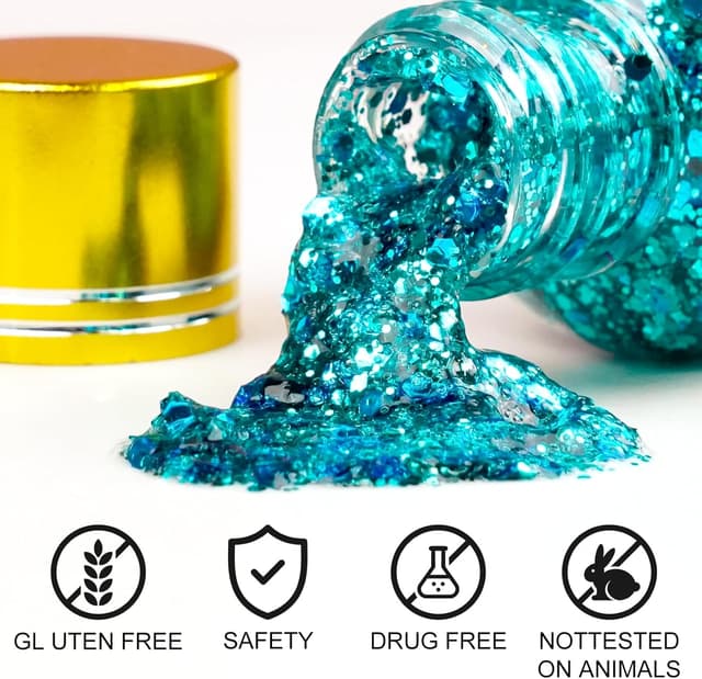 Thumbnail 4 de Glitzer-Set 6er für Gesicht und Körper