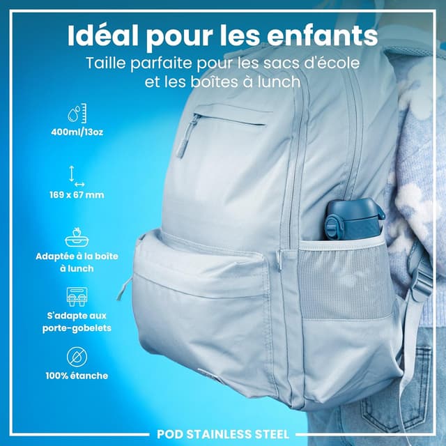 Thumbnail 1 de Ion8 Gourde Enfant 400 ml đ„€