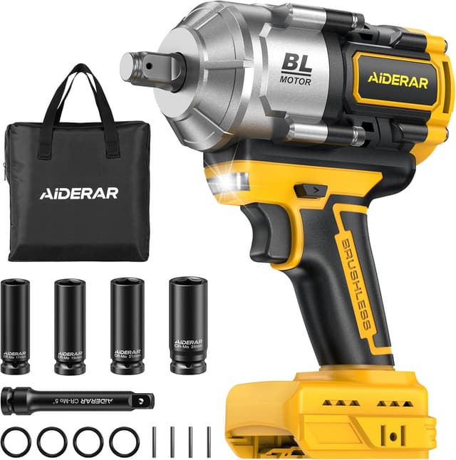 Imagen de AIDERAR 20V 1500Nm Cordless Impact Wrench en OfertitasTOP