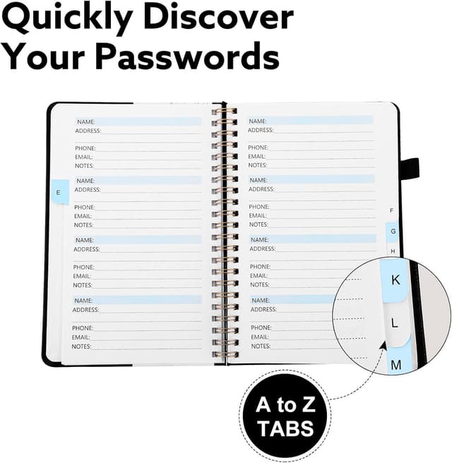 Thumbnail 4 de Thboxes Password Book 128 pages 📒
